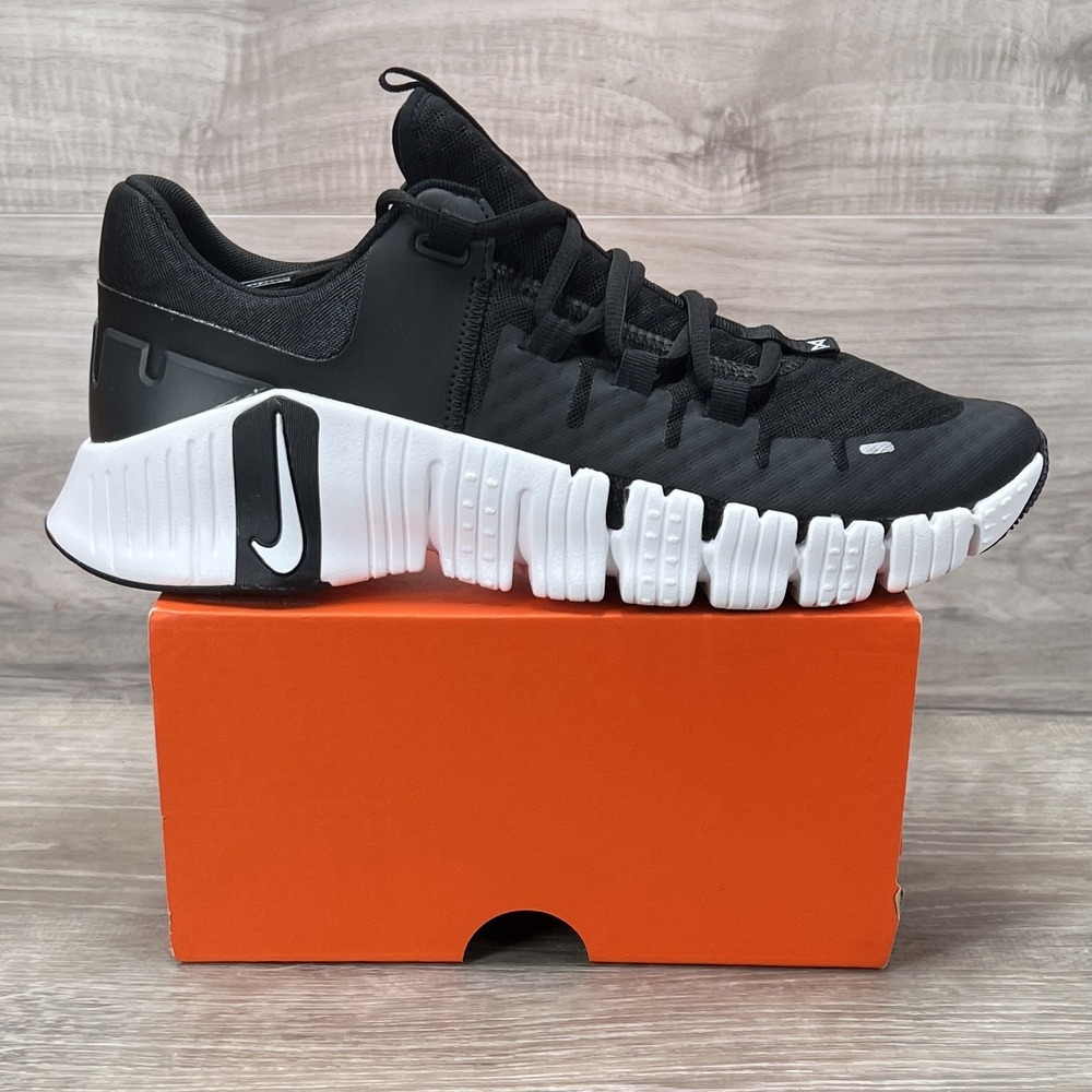 Nike Free Metcon 5 Black/White Anthracite Womens Size 12 Casual Training Shoes
